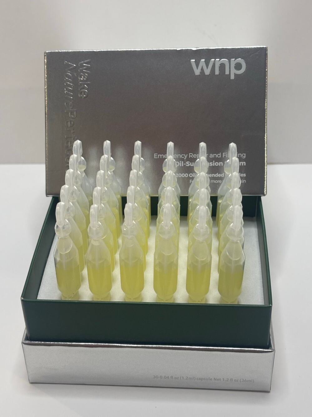 WNP Emergency Repair & Firming Oil-Suspension Serum 30 Vials 1.2mL NEW Sealed